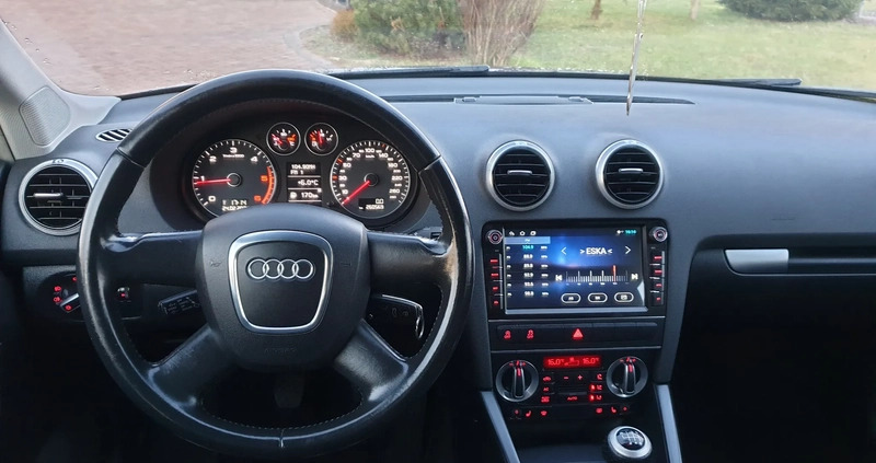 Audi A3 cena 31999 przebieg: 260569, rok produkcji 2010 z Piotrków Kujawski małe 781
